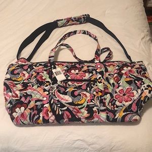 Vera Bradley Deluxe Travel Tote- Mod Paisley